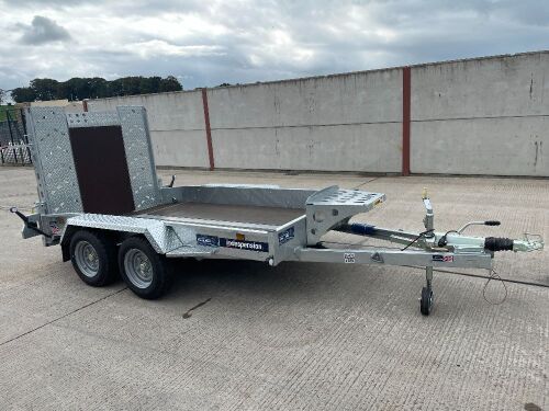 UNUSED INDESPENSION CHALLENGER 50 10x5 3500KGS TWIN AXLE BEAVERTAIL PLANT TRAILER
