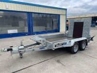 UNUSED INDESPENSION CHALLENGER 50 10x5 3500KGS TWIN AXLE BEAVERTAIL PLANT TRAILER - 4