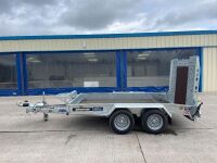 UNUSED INDESPENSION CHALLENGER 50 10x5 3500KGS TWIN AXLE BEAVERTAIL PLANT TRAILER - 7