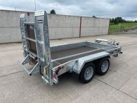 UNUSED INDESPENSION CHALLENGER 50 10x5 3500KGS TWIN AXLE BEAVERTAIL PLANT TRAILER - 12