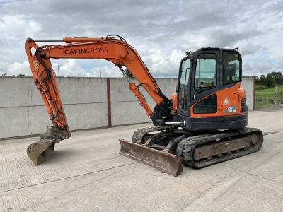 DOOSAN DX80R 8 TON MIDI EXCAVATOR
