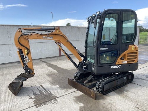CASE CX19C 1.9 TON MINI DIGGER
